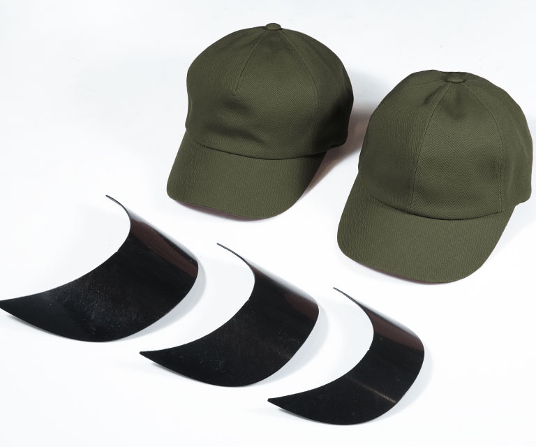 Choose the shape of the crown and brim (visor)