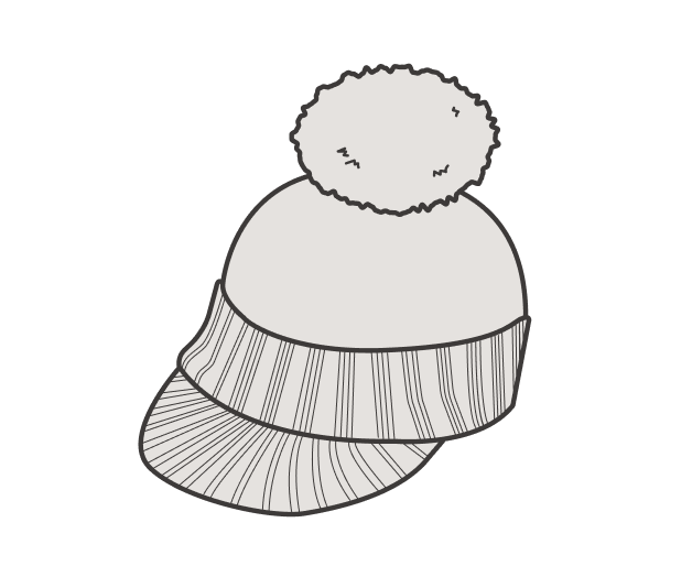 Knit with brim