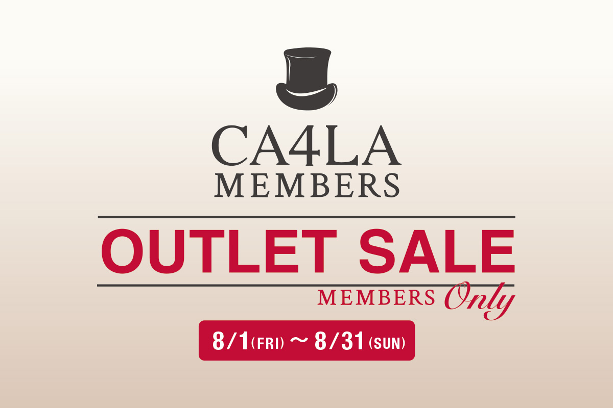 CA4LA MEMBERS OUTLET SALE