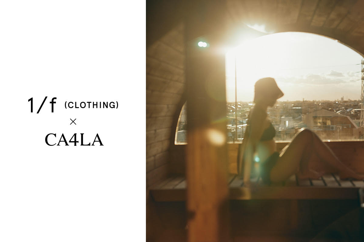 1/f (CLOTHING) × CA4LA SUNSHADE SAUNA HAT