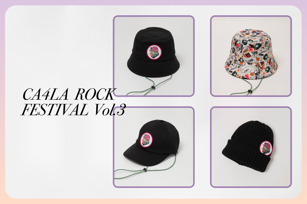 CA4LA ROCK FESTIVAL Vol.3 オフィシャルグッズの事後通販、店舗販売がスタート！